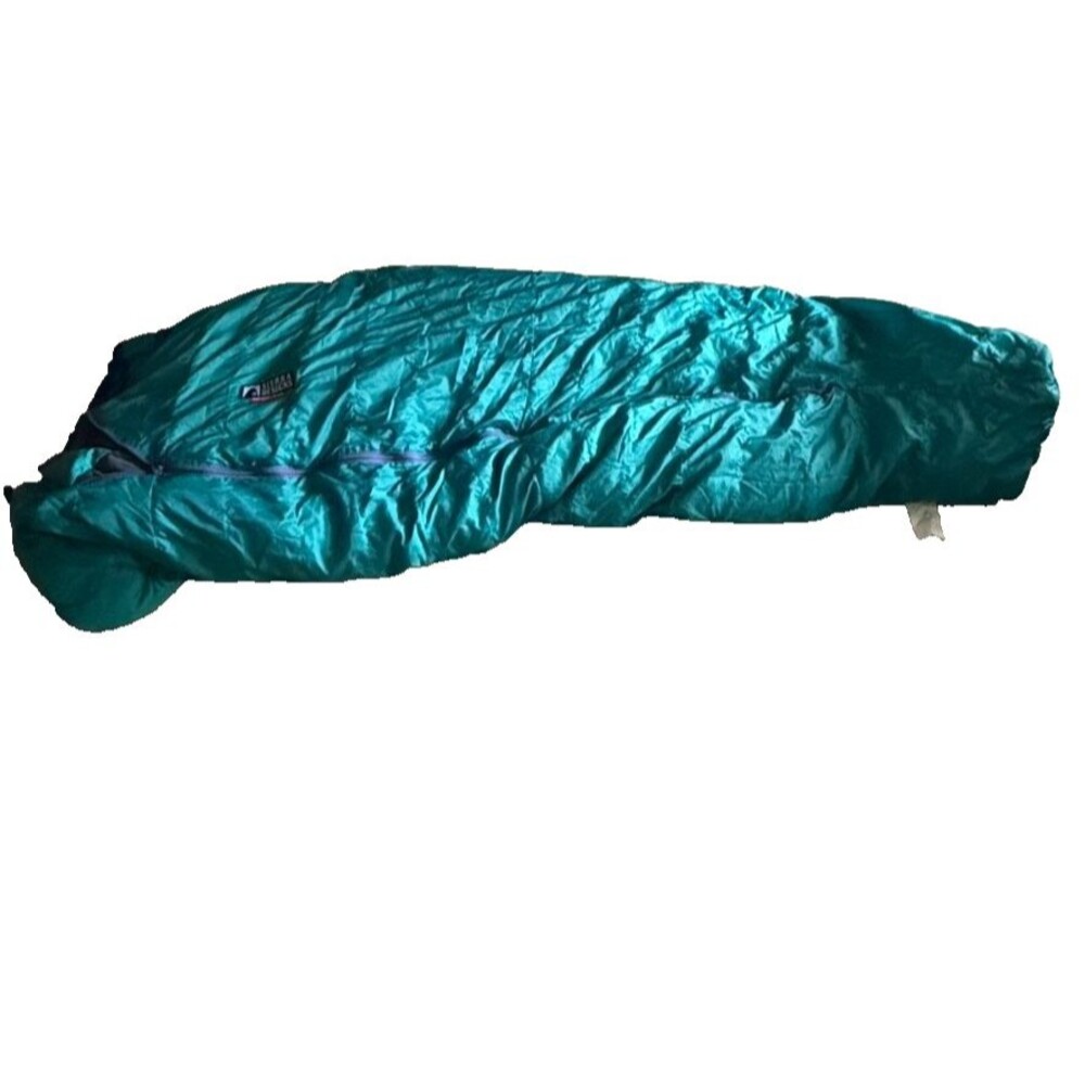 Sierra Designs Sleeping Bag Thinsulate Lite Loft Torquise Vintage 90s Outdoor